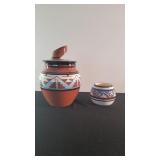 2 Al Black Tail Deer Sioux Pieces