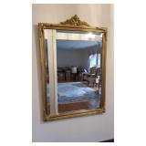 Goldtone Framed Mirror