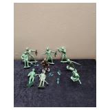 Vtg Louis Marx Plastic Army Men