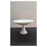 Large Milk Glass Grapevine Fruit Bowl