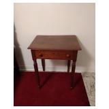 Antique Single Drawer Side Table