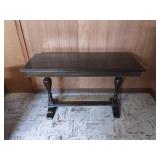 Vtg Jacobean Style Expanding Table