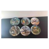 6 Collectible Bird Plates