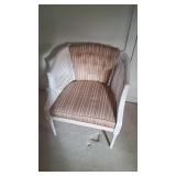 White Rattan Bedside Chair