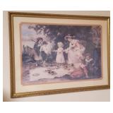 Mom & Kids at Picnic Picture