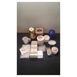 Box of Bathroom Vanity Items