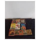 8 Vtg Cowboy & Space Mini Books