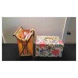 2 Sewing Boxes with Contents