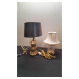 2 Small Electric Lamps