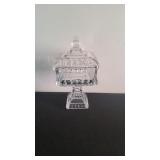 Square Jeanette Clear Glass Wedding Box