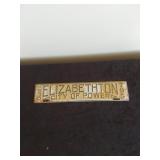 1930 Elizabethton City of Power Metal Signs