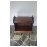 Wood TV/Microwave Stand