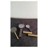 Brass Magnifier, Brass Mini Signs &