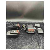 2 Black & Decker 18V Batteries & Charger &