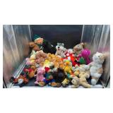 Box of Misc Stuffed Animals