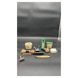 Vtg Shaving Kit Items