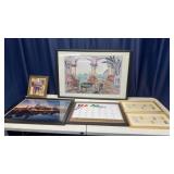 Box of Framed Wall Art