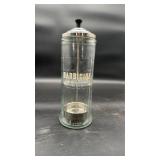 Vtg Barbicide Barber Disinfectant Jar with Lid