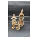 4 Victorian Women Figurines