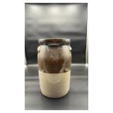 Brown & White Crock with No. 4 on Front