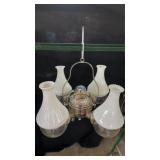 Antique 4 Burner Angle Lamp from 1800s