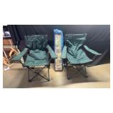 2 Quad Chairs and 1 Cot