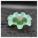 Northwood/Jefferson Opalescent footed Candy Dish