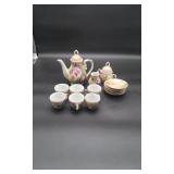 Limoges China 15pcs Rose Pattern Tea Set