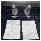 Two Wall Mount Electric Lights Untested
