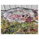 Large item of petrified wood.