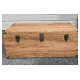 Wood Work Box with Contents