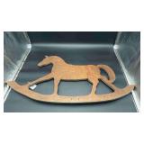 Wooden Rocking Horse Cutout