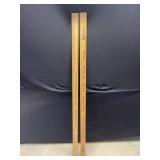Two Advertising Yard Sticks
