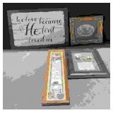 Box of Misc Wall Art