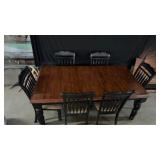 Table with 6 Chairs and Leaf