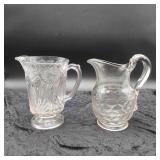2 Large Glass Pitchers