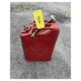 Red Metal 5 Gallon Gas/Kerosene Can
