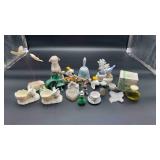 Ceramic Figurines & Candle Holders & Misc