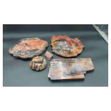 3 Slabs of Petrified Wood