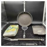 Farberware Skillet, Utensils, Lemon Themed Kitchen