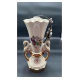 Floral & Swan Ceramic Lamp