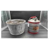 Ironsides 1 Gallon Gas Can & Aluminum Pale