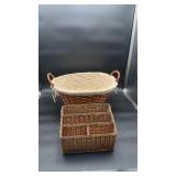 3 Laundry Baskets & 1 Organizer