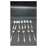 12 Silver Plated Spoons