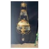 Victorian B&H Oil Lamp Chandelier