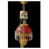 Victorian Consolidated Oil Lamp Chandelier