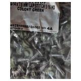 10 Bags Of Roofing Screws> Colony Green.