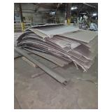 Large Pile Of Damaged Sheet Rock.