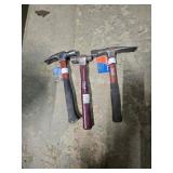 3 New Plumb Hammers.