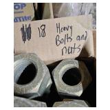 18 Count Heavy Bolt & Nuts.